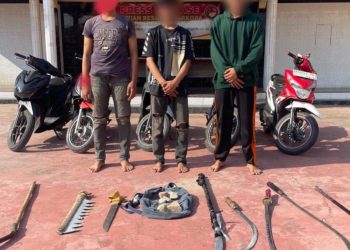 Anggota Geng Motor Diamankan Personel Polres Asahan
