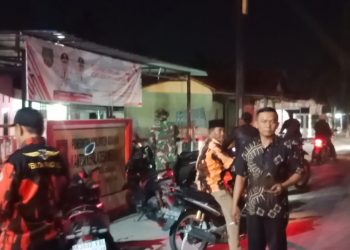 Antisipasi Geng Motor Pos Yan Meranti Lakukan Patroli