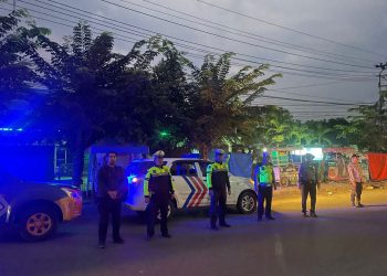 Personel Polres Tanjungbalai Gelar Patroli Subuh 