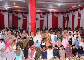 Pejabat Pemkab Labura Hadiri Acara Buka Puasa Bersama dengan Polres Labuhanbatu