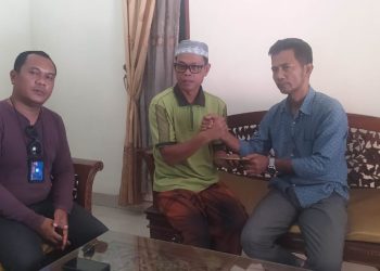 PWI Labuhanbatu Salurkan Bantuan untuk Junaidi Marpaung