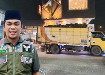 Warga Resah, Truk Angkut Buah Sawit Tanpa Jaring Melintas di Jalanan Kota Kisaran
