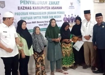 Sebanyak 100 Fakir Miskin di Meranti Dapat Rezeki Ramadan