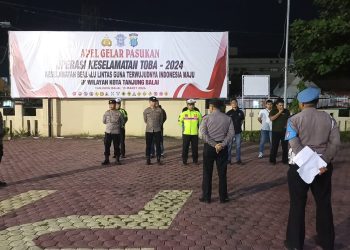 Antisipasi Balap Liar, Polres Tanjungbalai Patroli Subuh