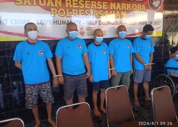 Satresnarkoba Polres Asahan Berhasil Gagalkan 4 Kasus Peredaran Sabu dan Ganja 