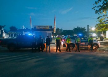 Personel Polres Tanjungbalai Sisir Daerah Rawan Gangguan Kamtibmas