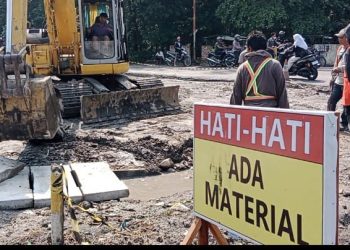Menjelang Dibuka Pintu Tol Indrapura- Kisaran, Simpang Jalan Katarina Mulai di Kerjakan
