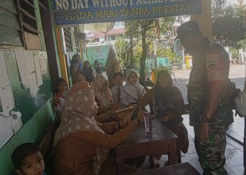 Antisipasi Kecanduan Gadget Dikalangan Pelajar, Babinsa Turun ke Sekolah