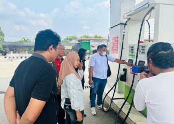 Antisipasi Kelangkaan BBM Menjelang Lebaran, Kasat Reskrim Polres Asahan Pantau Sejumlah SPBU