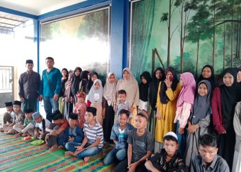 Pengusaha Asal Meranti Asahan Santuni Anak Yatim