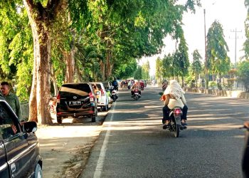 Ada Jukir Ilegal di Taman Hutan Kota Kisaran, Diduga Dibeking Oknum Aparat