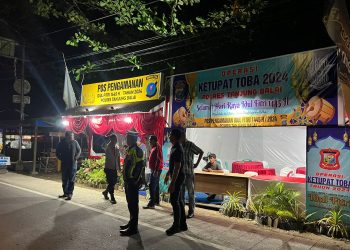 Personel Polres Tanjungbalai Gelar Patroli Skala Besar