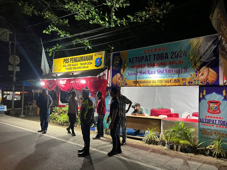 Personel Polres Tanjungbalai Gelar Patroli Skala Besar