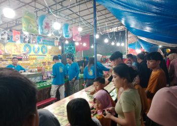 Uji Ketangkasan Berbau Judi Menjamur di Pasar Malam Graha Kisaran