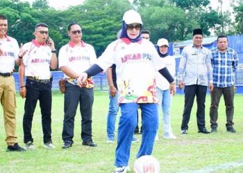 Plt Bupati Buka Turnamen Askab PSSI Labuhanbatu
