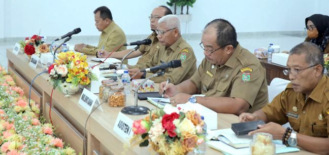 Arahan Bupati Asahan Pada Rakorpem Bulan April 2024