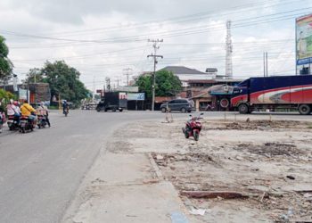 Jelang Operasi Tol Indrapura-Kisaran, Pelebaran Jalan di Simpang Katarina Belum Dikerjakan