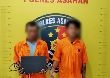 Dua Pria Diduga Pelaku Pencurian di Rumah Milik Warga Mutiara Asahan Diringkus