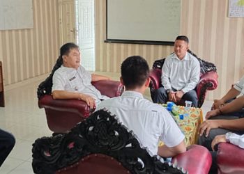 Sugeng Terima Audensi Panitia Pemilihan Kecamatan Meranti.