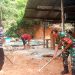 Peduli Pemuda di Wilayah Binaan, Babinsa Bantu Bangun Warung Kopi