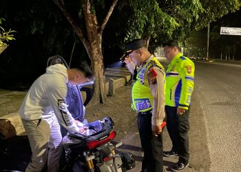 Personel Polres Tanjungbalai Amankan 15 Unit Kendaraan