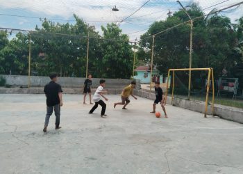 Cegah Pelajar Terlibat Geng Motor, Kaposiyan Meranti Gelar Futsal