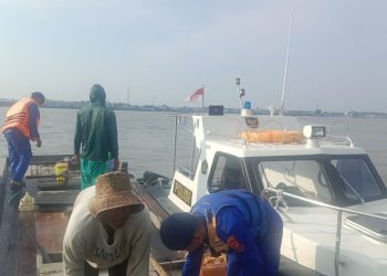 Personel Polres Tanjungbalai  Laksanakan Patroli Perairan