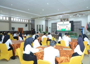 Calon Penerima Beasiswa MoU Labura Ikuti Tes Potensi Skolastik