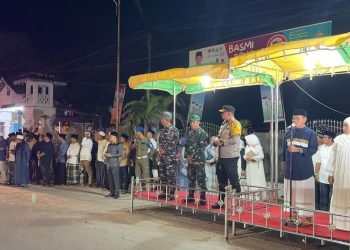 Personel Polres Tanjungbalai Amankan Malam Takbiran Hari Raya Idul Adha