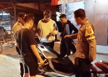 Cegah Geng Motor, Personel Polsek Datuk Bandar Timur Gelar Patroli Malam