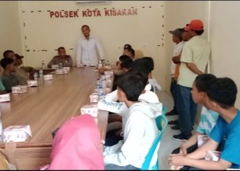 Kapolsek Kota Kisaran Damaikan Dua Kelompok Geng Motor