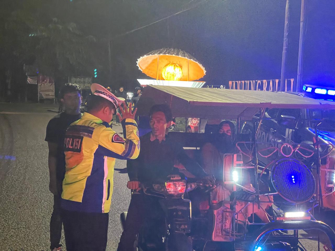 Personel Polres Tanjungbalai Gelar KRYD Pada Malam Hari