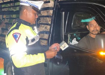Personel Polres Tanjungbalai Gelar KRYD Pada Malam Hari