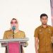 Plt Bupati Labuhanbatu Hj Ellya Rosa Siregar saat memberikan kata sambutannya.