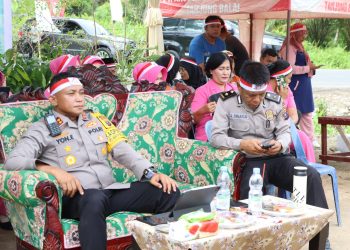 Polres Tanjungbalai Berikan Bantuan Pangan Terhadap Kelompok Tani