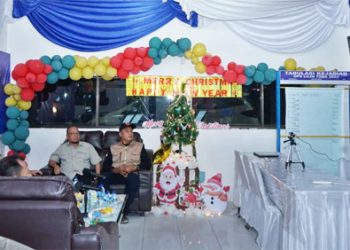 Forkopimda Asahan Ikuti Zoom Meeting Dengan Kapolri