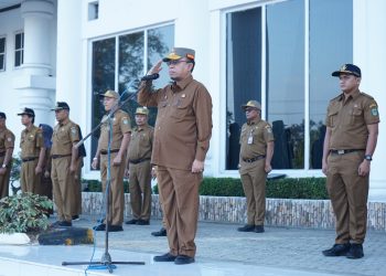 Apel Gabungan Bulan Februari Tahun 2024 Dipimpin Sekdakab Asahan