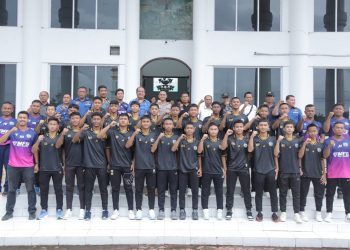 Pesan Wakil Bupati Asahan Saat Lepas Tim Sepakbola SSB Mezzaluna Asahan