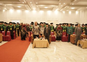 Wakil Bupati Asahan Ikuti Prosesi Sidang Senat Terbuka Wisuda Sarjana STIE MA