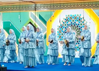 Penampilan Tim Qasidah Kecamatan Meranti Hipnotis Masyarakat Sei Dadap