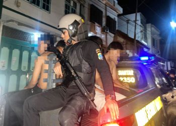 Sebanyak 26 Remaja Bawa Sajam Diamankan Personil Polres Pematangsiantar