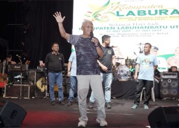Bupati Asahan Ikut Meriahkan HUT ke-16 Kabupaten Labura