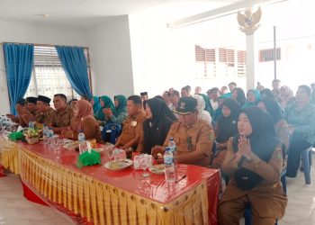 Tim Penilai Kecamatan dari Pemkab Asahan Kunjungi Kecamatan Meranti