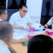 Sekdakab Labuhanbatu Ir Hasan Heri Rambe saat memimpin rapat.
