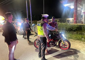 Personel Polres Tanjungbalai Gelar Patroli dan Razia