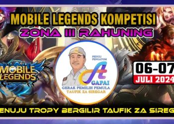 GAPAI Gelar Event Mobile Legend Tropy Taufik ZA Siregar