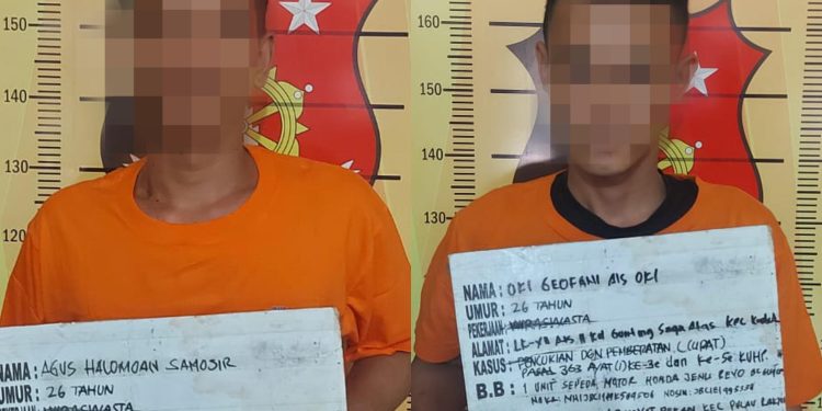 2 Pencuri Sepedamotor di Asahan Diringkus