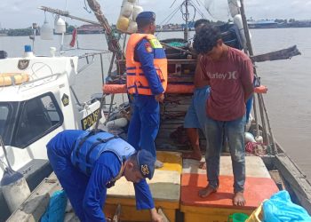 Sat Polairud Polres Tanjungbalai Rutin Jaga Kamtibmas di Perairan