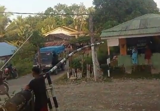 Lokasi Pos A PT Nauli Sawit di Desa Saragih, Kecamatan Manduamas, Kabupaten Tapanuli Tengah.