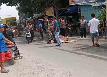 Cewek Asal Air Joman Asahan Tewas Terlindas Truk